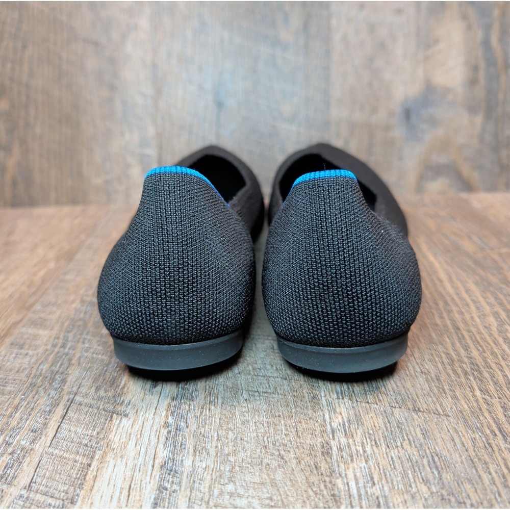 Rothy's The Point II Ballet Flat Black Knit Women Size 10 With In Love Insoles - Picture 6 of 13